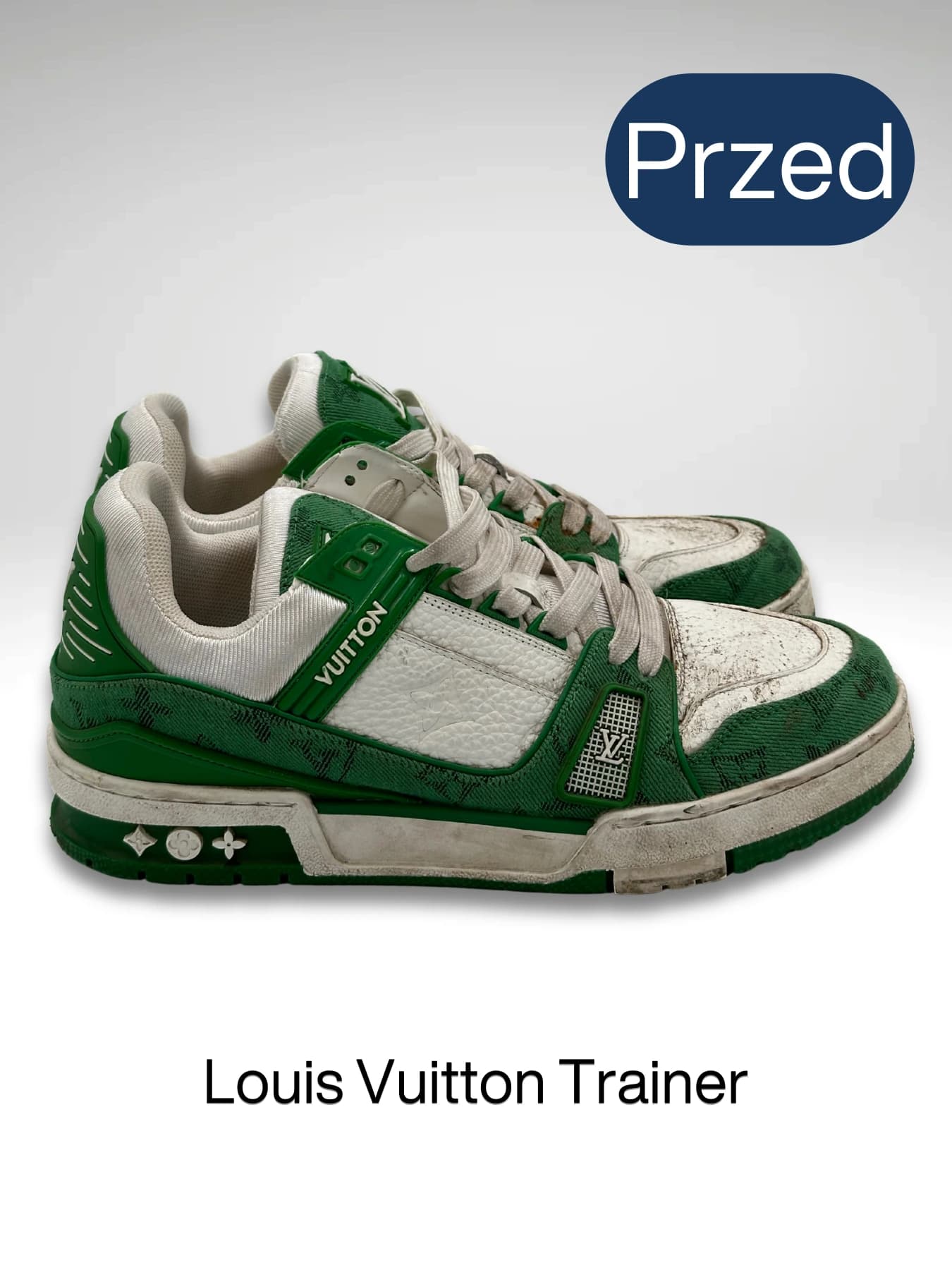 Przed czyszczeniem - obuwie premium