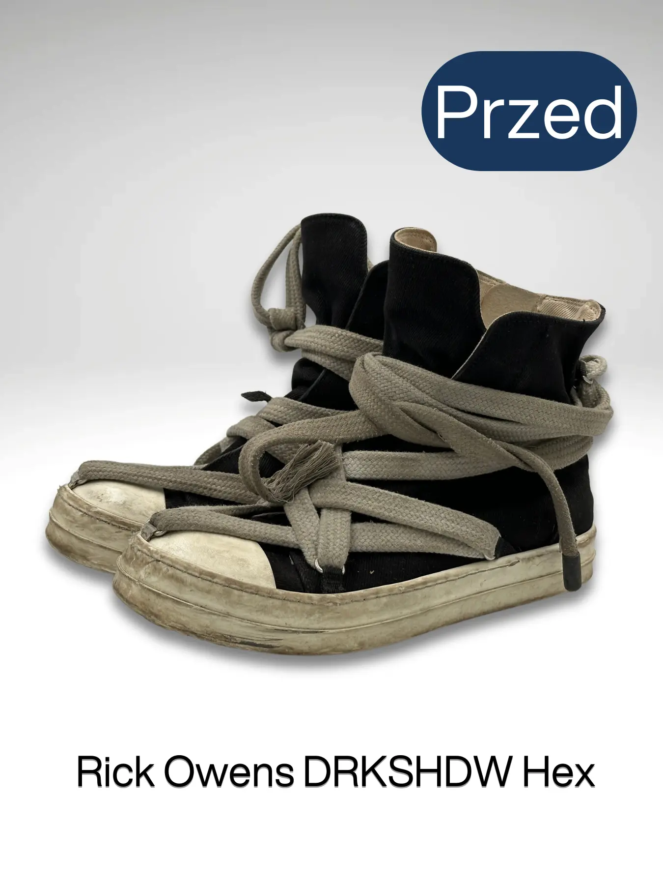 Przed renowacją - obuwie premium 8