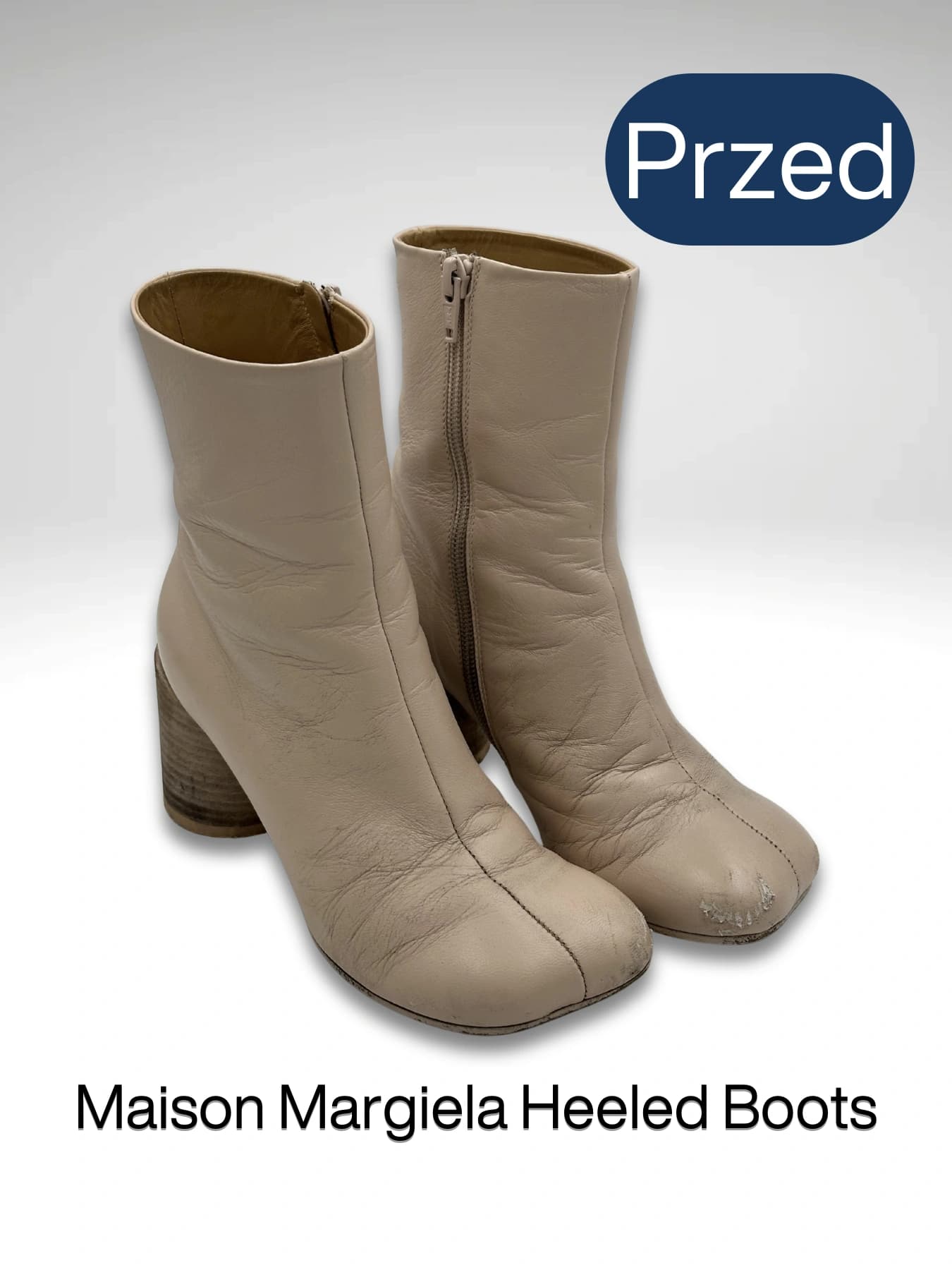 Przed renowacją - obuwie premium 16